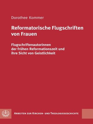 cover image of Reformatorische Flugschriften von Frauen